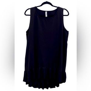 Women’s Black Sleeveless Tunic